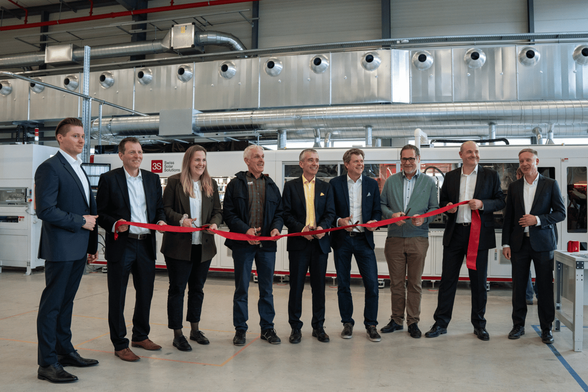 3S Swiss Solar Solutions eröffnet in Worb zweiten Fertigungsstandort. Bild: 3s-solar.swiss
