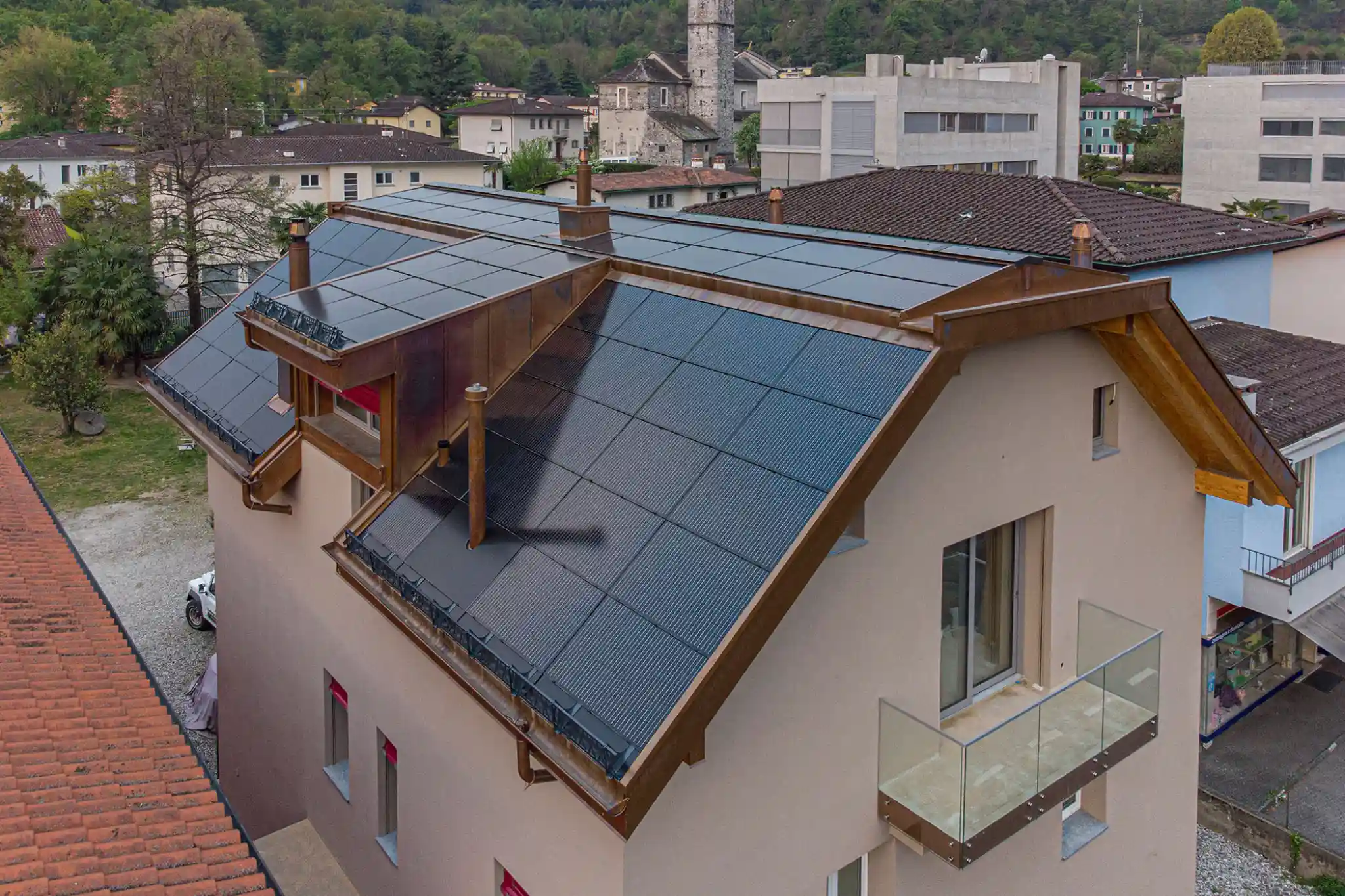 Rénovation d'une maison familiale à Losone